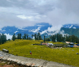 green mountains